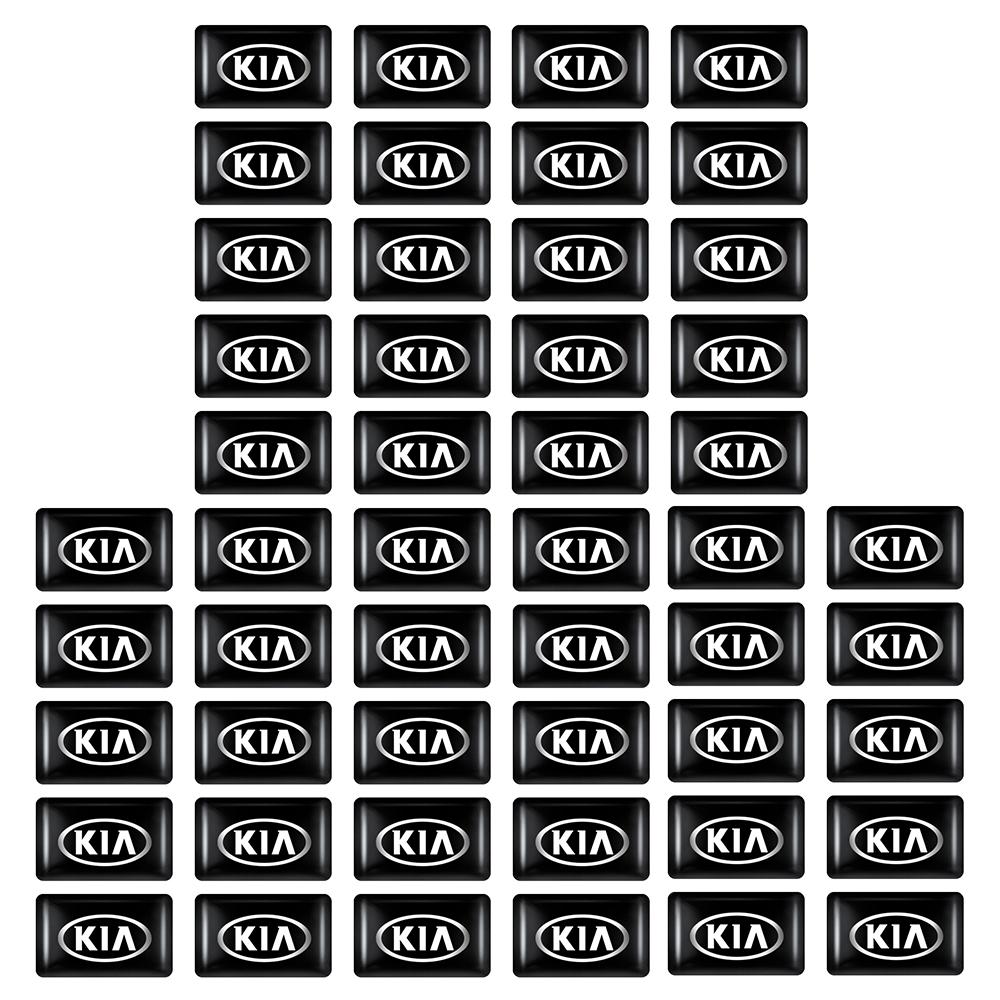 CAUWZ1 10/20/50 шт. 3D Эпоксидная смола Эмблема Наклейки Для Kia Picanto Sportage Sonet Cerato Soul Sorento Rio Ceed Niro Ray Carnival