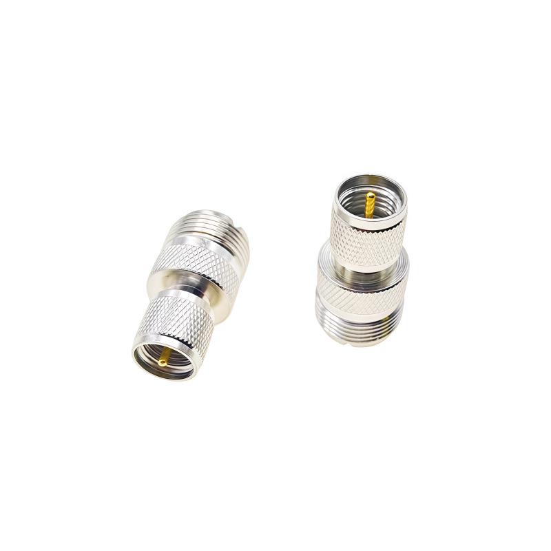 ВЧ (UHF) female на Мини-ВЧ (Mini UHF) male Четырехдырочный Радиочастотный Коаксиальный Разъем