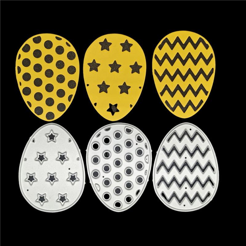 Металлический трафарет для комбинированного яйца, тиснение, вырубные штампы для Diy, скрапбукинг, бумажные штампы для тиснения карт, ремесленный декор