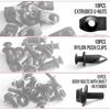 35Pcs Engine Under Cover Splash Shield Body Bolts Screws, Bumper Clips Extruded U-Nuts Kit Compatible With Nissan 350Z 370Z Infiniti G35 G37 EX35
