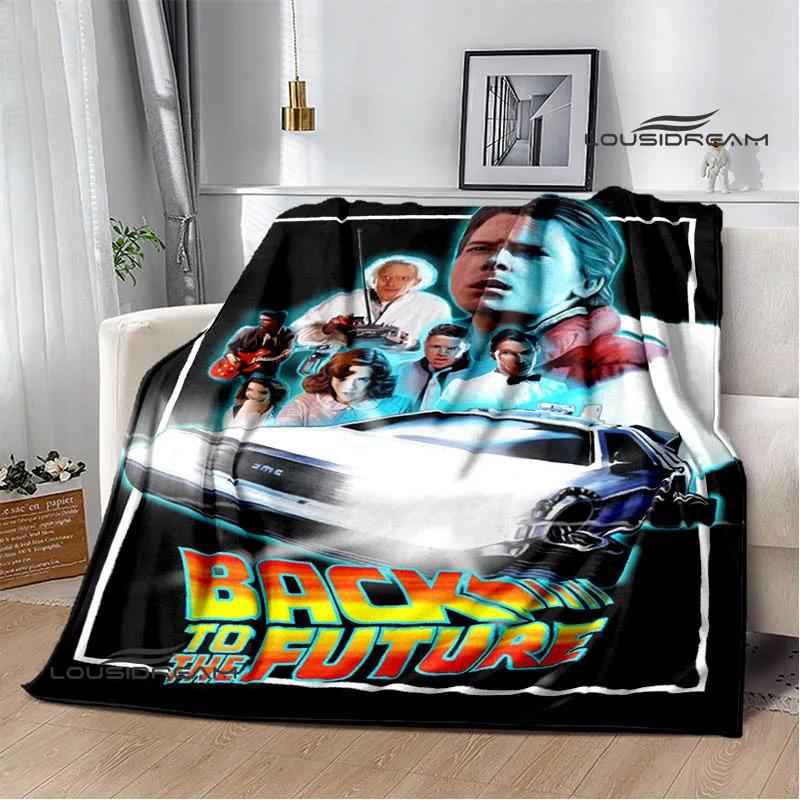 Movie Back To The Future blankets picnic blanket Warm Flannel blankets Soft and comfortable blanket bed linings Birthday Gift