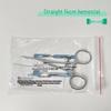 Large Stainless Steel Hemostatic Forceps: Pet Pliers, Needle Holder, Tweezers, Surgical Vessel Clamps - Straight & Curved Tips.