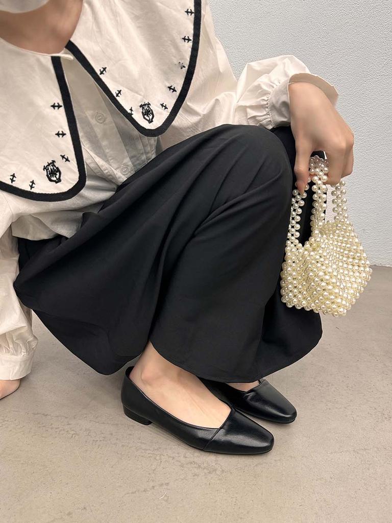 Мода Модные женские туфли-лоферы 2024 Новые поступления Однотонные черные коричневые зеленые бежевые туфли на низком каблуке без застежки женские 35-39