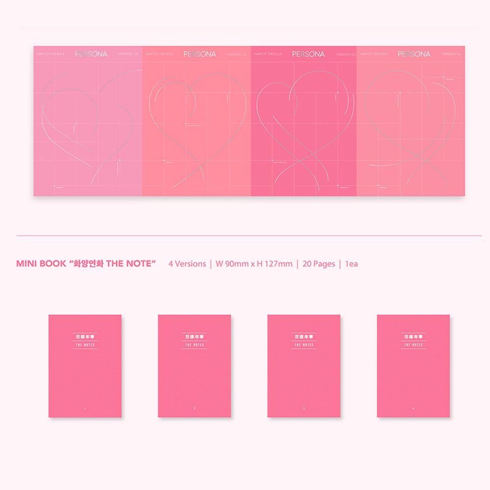Альбом BTS Map of The Soul Persona с фотокарточками