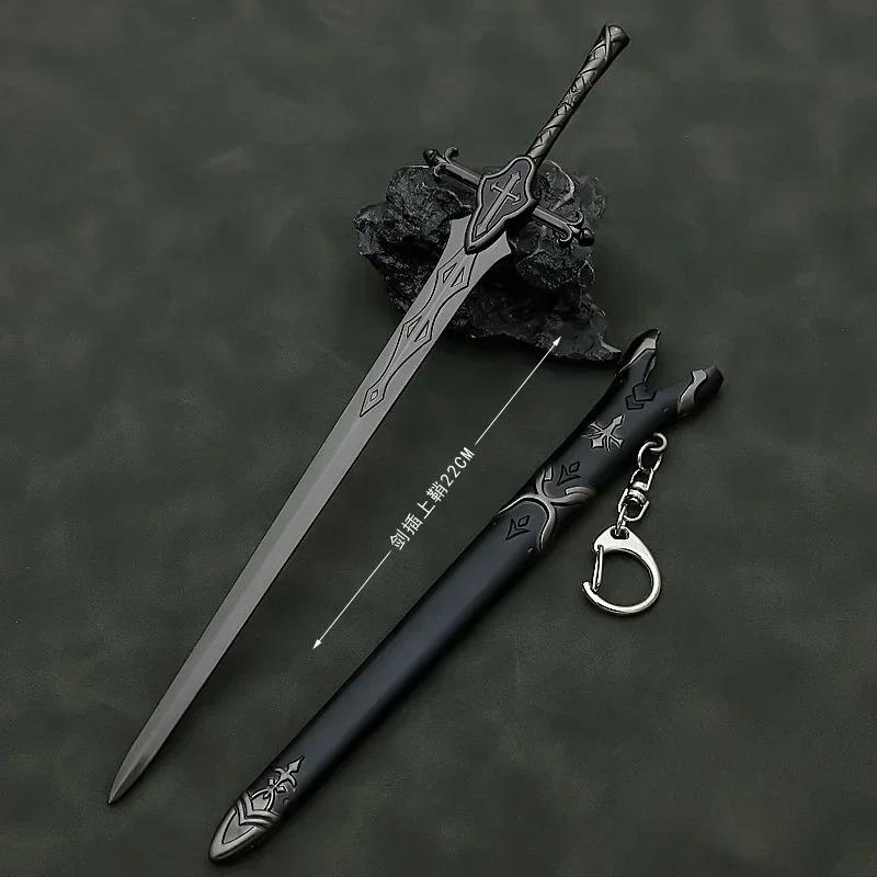 22 см Fate/stay Night Оружие Зигфрида Бальмунг Дракон Алтрия Пендрагон Оружие Металлическая катана Оружие Анимация Мерчандайз Миниатюра коллекционирует