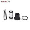 For KAWASAKI Z900 Z800 Z650 Z125 ZX-4R ZX6R ZX10R NINJA 650 VERSYS Rear Brake Master Cylinder Piston Spring Seals Set Repair Kit