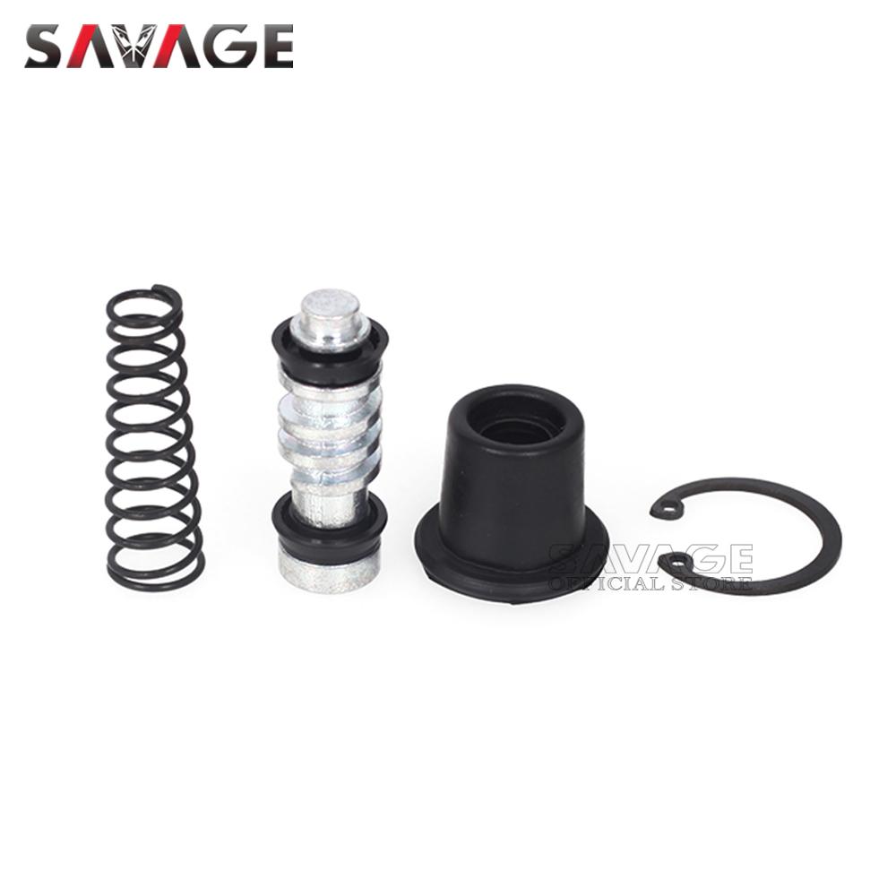 For KAWASAKI Z900 Z800 Z650 Z125 ZX-4R ZX6R ZX10R NINJA 650 VERSYS Rear Brake Master Cylinder Piston Spring Seals Set Repair Kit