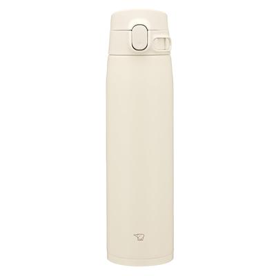 Кружка Zojirushi Mahobin из нержавеющей стали, бутылка для воды, большая емкость 720 мл, однокнопочный тип, бесшовная, только 3 точки обслуживания, песочно-бежевый SM-VB72-CM