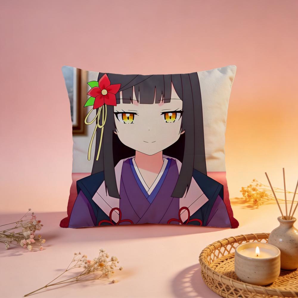 Trendy Ssasaki and Peepsing Cushion Cover Comfortable Durable Pillow Cover MultiScene for Home Office Car Sofa