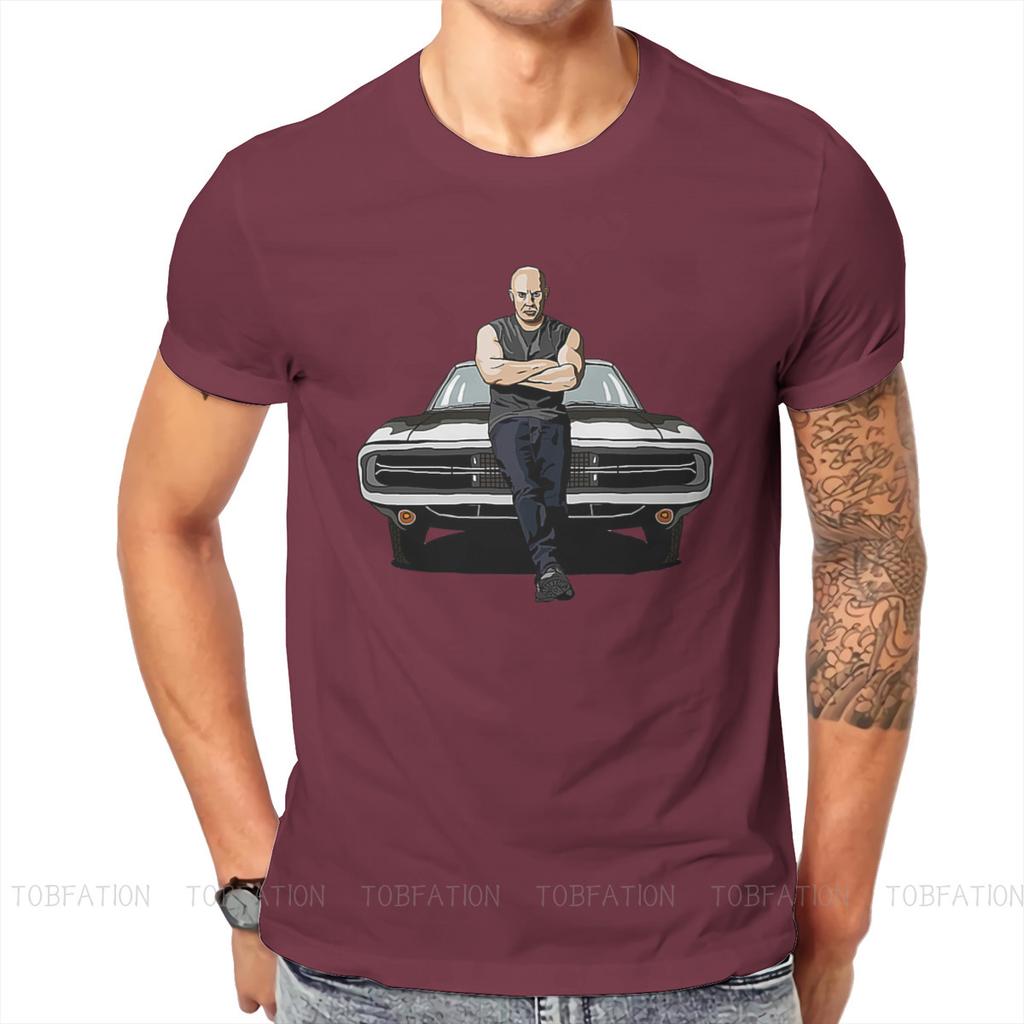 Fast And Furious Film Domenic Torentos Dodge T Shirt Vintage Teenager Graphic High Quality Tshirt Large Crewneck Streetwear