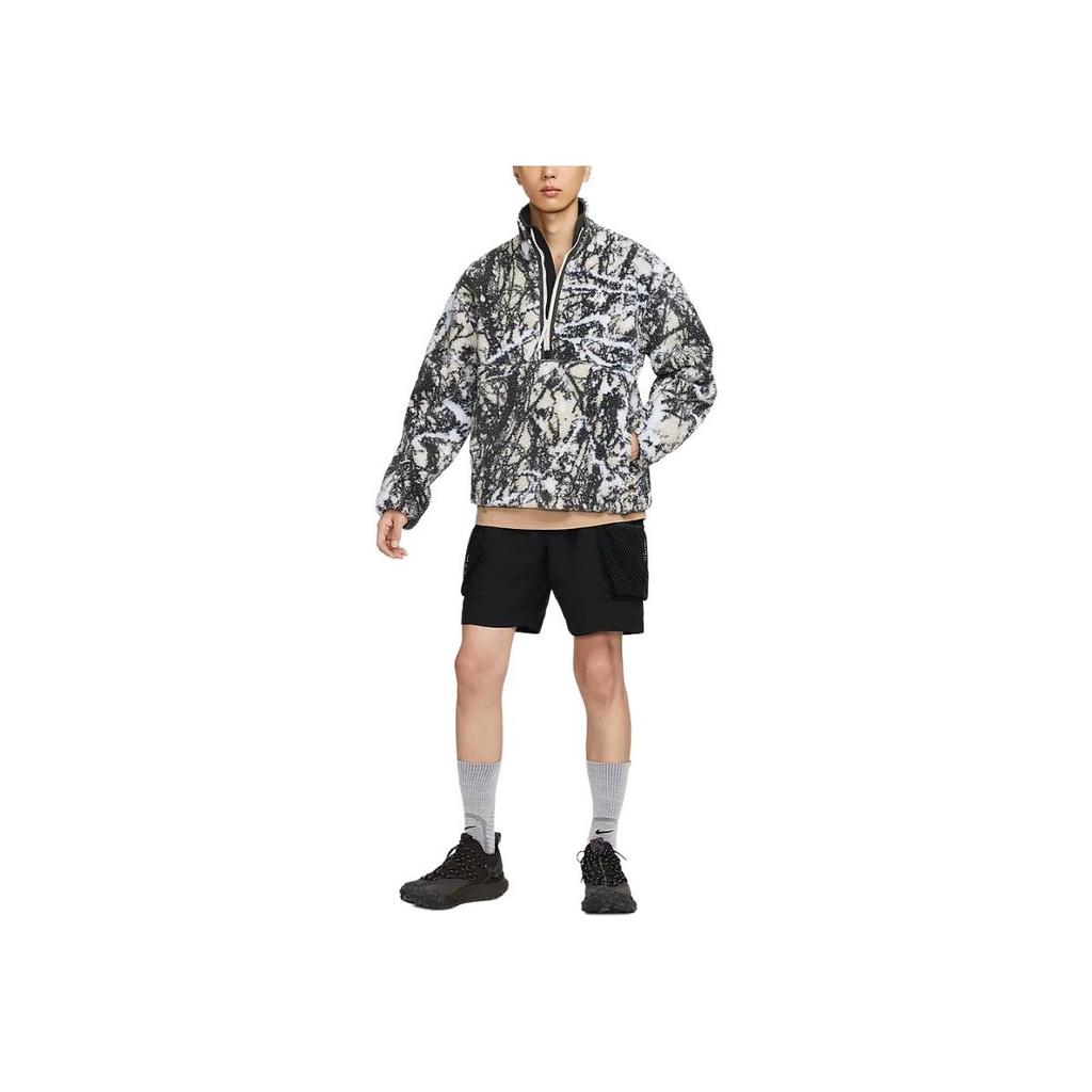 Nike ACG Therma-Fit Adv Canwell Glacier Fashion Soft Comfortable Stand Collar Универсальная флисовая куртка мужская куртка светло-коричневая FZ8623-104