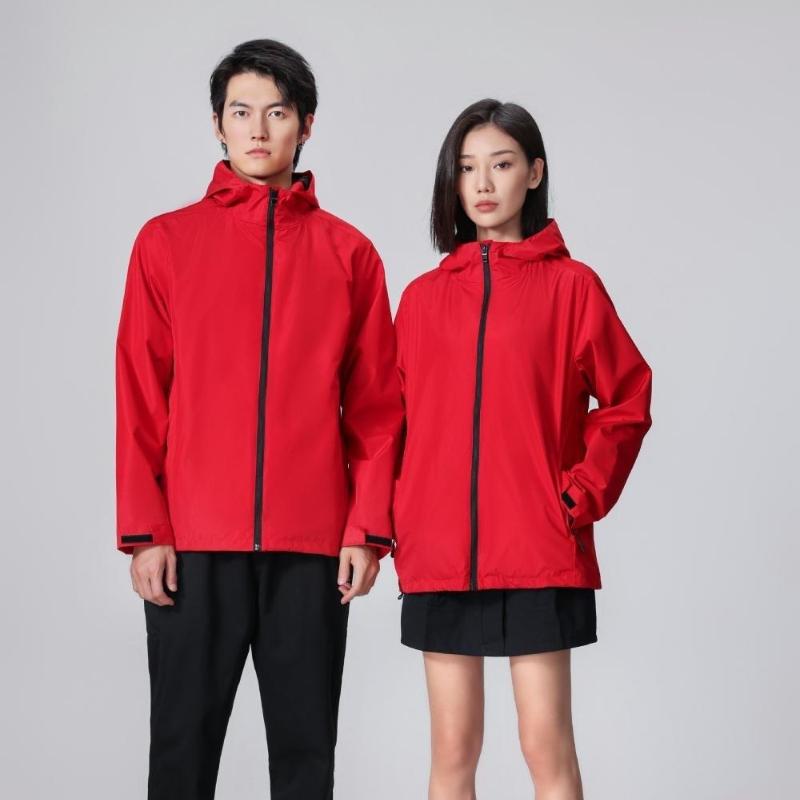 Fashionable Thin Models of The Same Men and Women Windproof Fabric Rushing Jacket YG-998