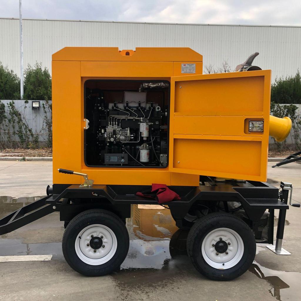 6-Inch High Flow Diesel Engine Self-Priming Water Pump for Industrial Drainage