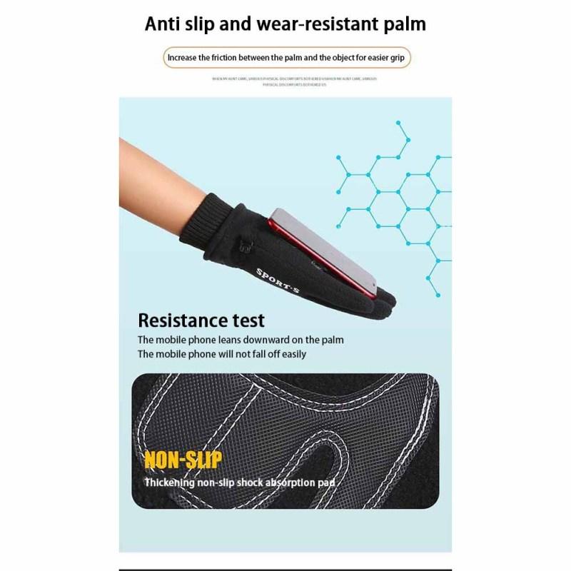 Мужские зимние перчатки на флисовой подкладке, водонепроницаемые, нескользящие, теплые, с сенсорным экраном для занятий спортом на открытом воздухе