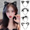 Adult Teens Lace Cute Hair Accessories Cat Ear Headband Fancy Dress Hairband Cosplay Headwear