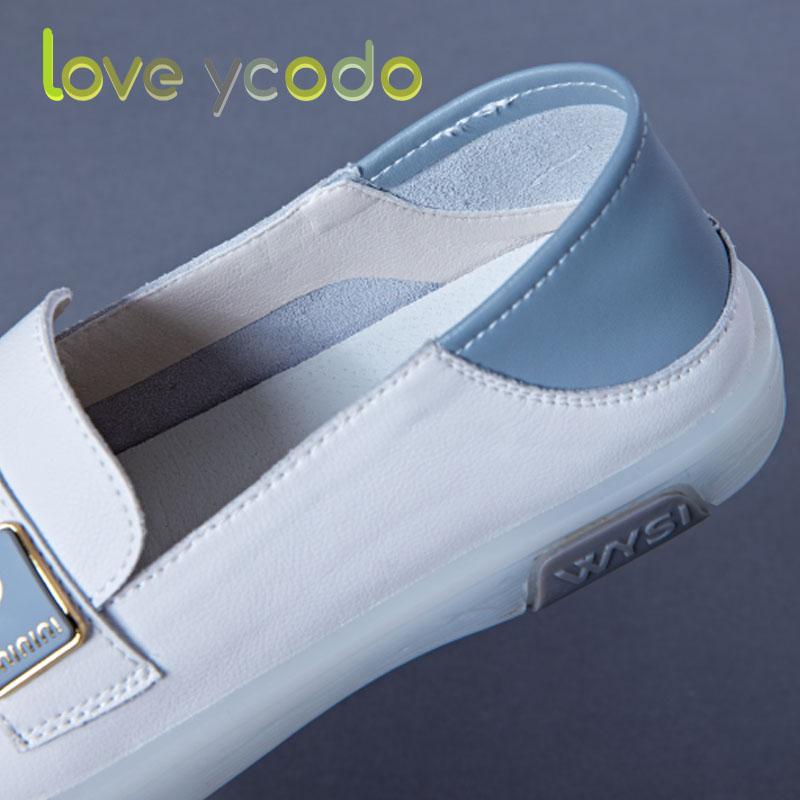 Женские весенние, летние и осенние сезонные туфли из натуральной кожи с низкой подошвой и мягкой подошвой, удобные кожаные туфли большого размера на плоской подошве в стиле ретро для девочек, студенческие туфли