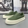 Men's Sneakers Original Designer Slip-on Loafers Ice Silk Breathable Canvas Casual Shoes for Men Platform Walking Shoe Tenis2024