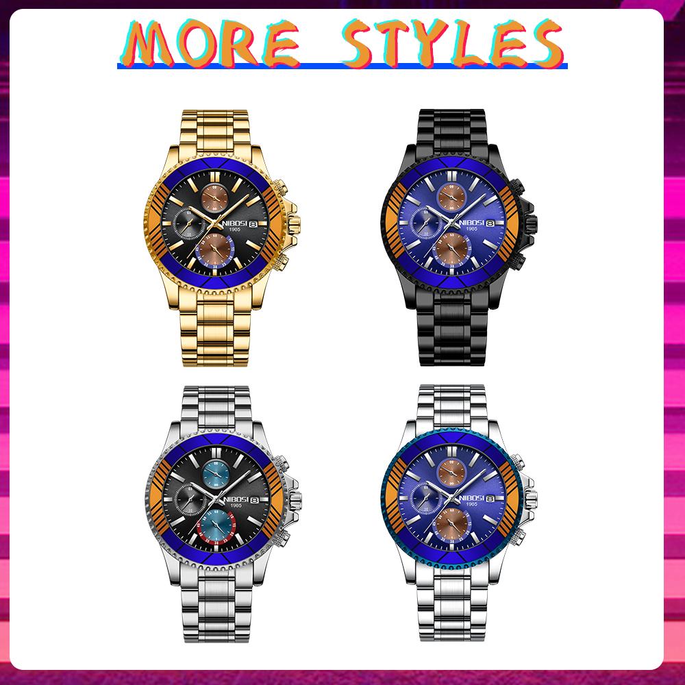 Новые роскошные кварцевые часы с хронографом для мужчин с золотым ремешком из нержавеющей стали, водонепроницаемые мужские часы, роскошные наручные часы
