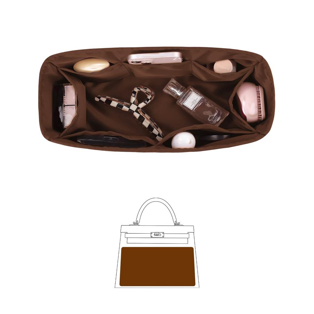 KINGS IN BAG Bag in lightweight storage bag for brand satin bag suitable for prevents for ladies bags bag, high-quality bags, inner, Kelly,