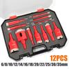 12 Pieces Tile Hole Kit Diamond Lightweight Marble Gypsum DIY Premium Core Drill Bit Set