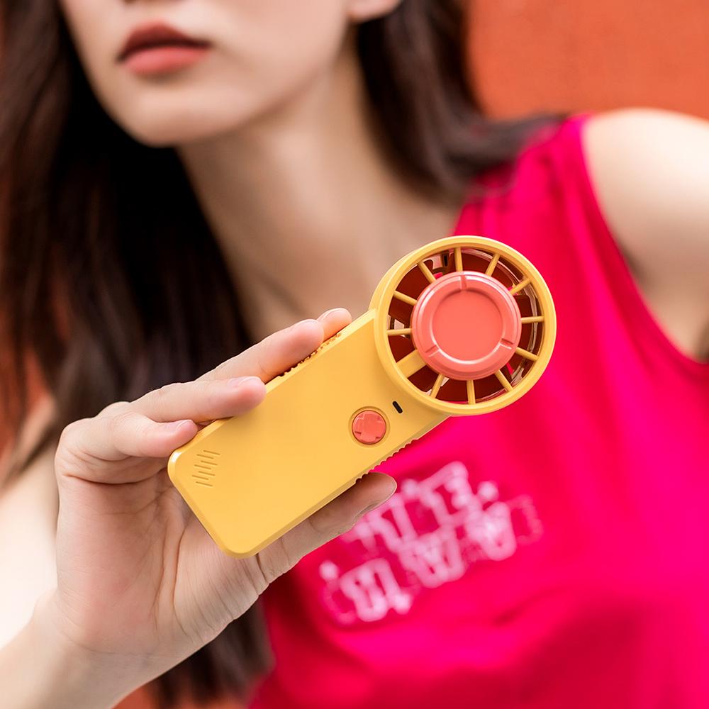 New Arrival Outdoor Portable Handheld Fan  Home Office Mini Fan Rechargeable Handy Fan