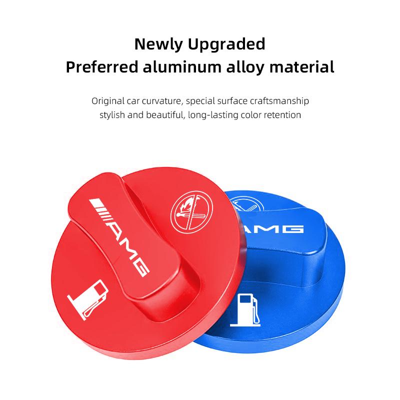 3D Metal Tank Cover Fuel Tank Air Cap Trim For Mercedes Benz AMG GLC W203 W206 W220 W205 W211 W212 W201 W210 W108 W168 W176 W124
