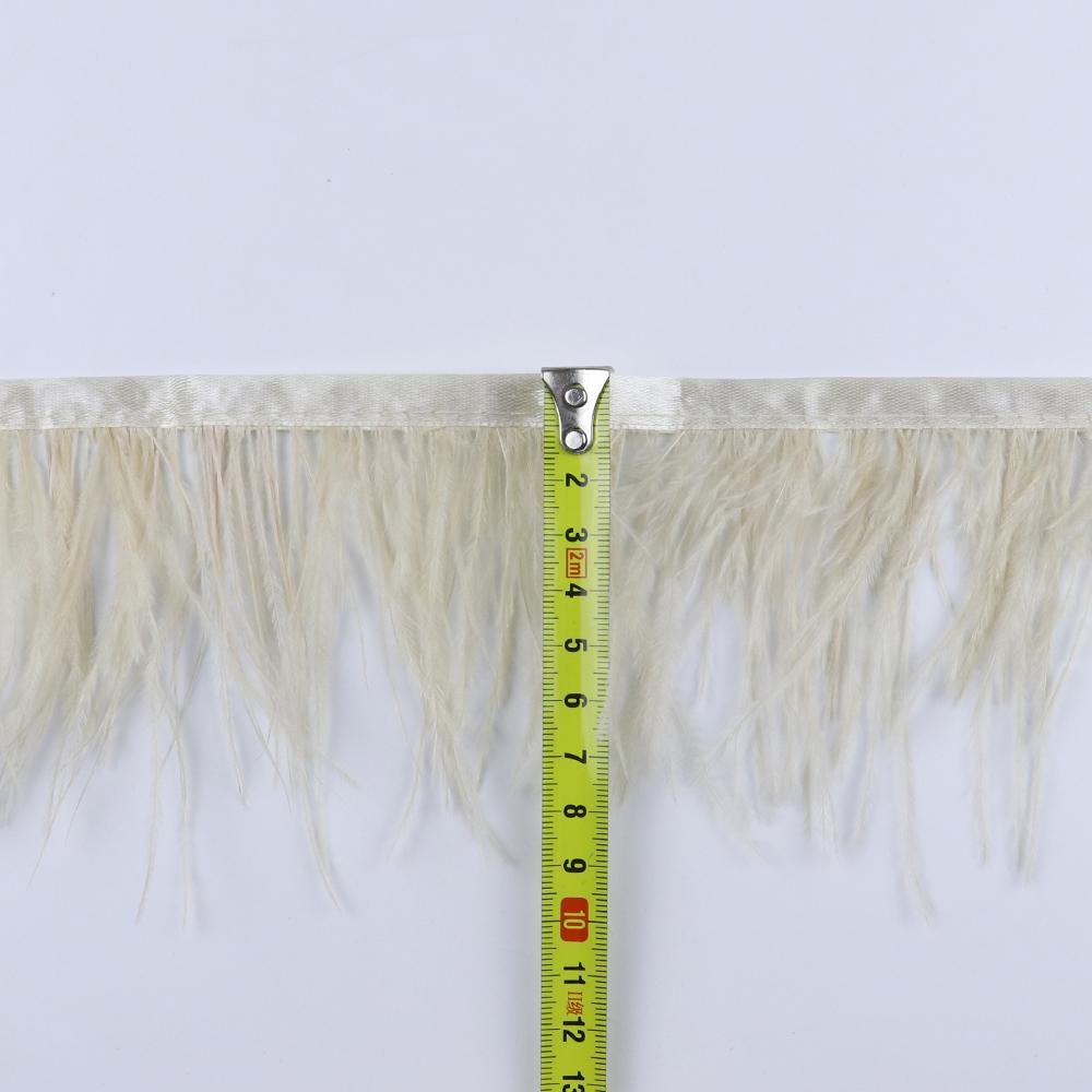 Feather8-10cm Light Purple Ostrich Feather Trims 1m 5m 10m for Crafts High Quality Plume Fringe Cosplay Festivals Clothing Ribbon Decor