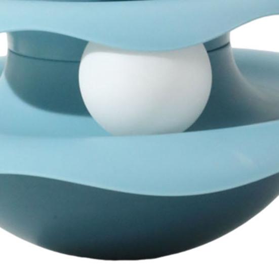 Yousheng Cat Toy Rotating Track Wheel Stimulates Hunting Instinct Cats Interactive Spinner Toy Exercise Mental Health Enhancer