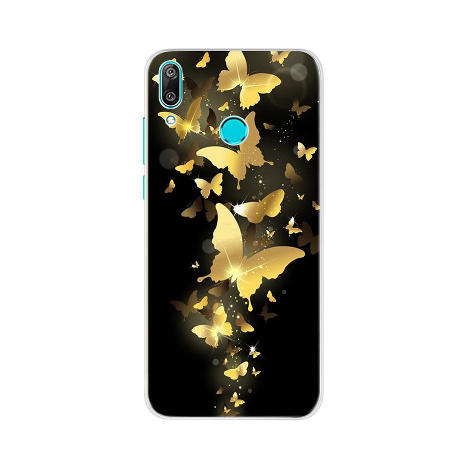 Чехол для Huawei Y7 2019 Силиконовый Мультяшный ТПУ Чехол для Телефона Для Huawei Y7 2019 DUB-LX1 DUB LX1 LX2 LX3 Y 7 Prime Pro 2019 Чехол