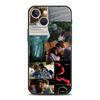 Роскошный чехол для телефона Apple iPhone 11 15 14 Pro MAX 12 13 7 8 Plus X XR XS MAX SE Силиконовый Черный Чехол Funda Сумерки