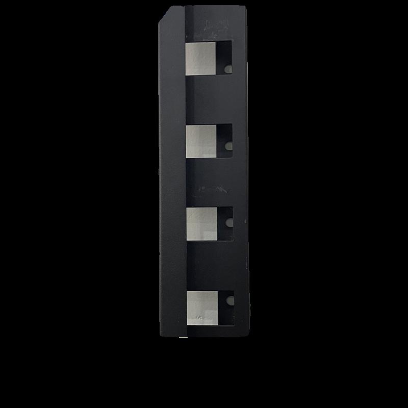 Wall-Mounted Seamless Tile Display Rack - Edge-Banding, Perforated, Edge-Trimming, Vertical Locking Stand for Ceramic Floor Tile Samples