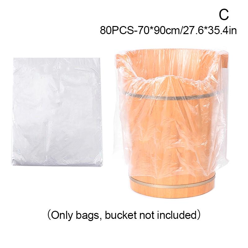 80 шт. одноразовые вкладыши для ванночек для ног, сумки для ванны для ног, педикюра, спа, ухода за кожей, детоксикации ног, спа, сохранения тепла, гигиенические чехлы