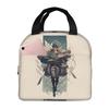 Custom Attack On Titans Portable Lunch Boxes Unisex Leakproof Manga Thermal Cooler Food Insulated Lunch Bag Office Work