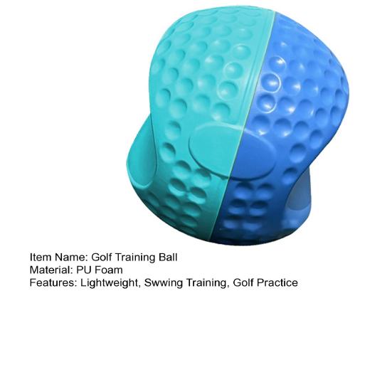 Тренировочное приспособление для гольфа, мяч из пенополиуретана, корректор осанки для гольфа, тренировочное оборудование для гольфа в помещении и на открытом воздухе для начинающих и профессионалов