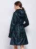 Retro Gingham Trench Coat Adult Single Female Lightweight Breathable Waist Trimming Coat Fashion Korean and Japanese One-Drop Drying Student