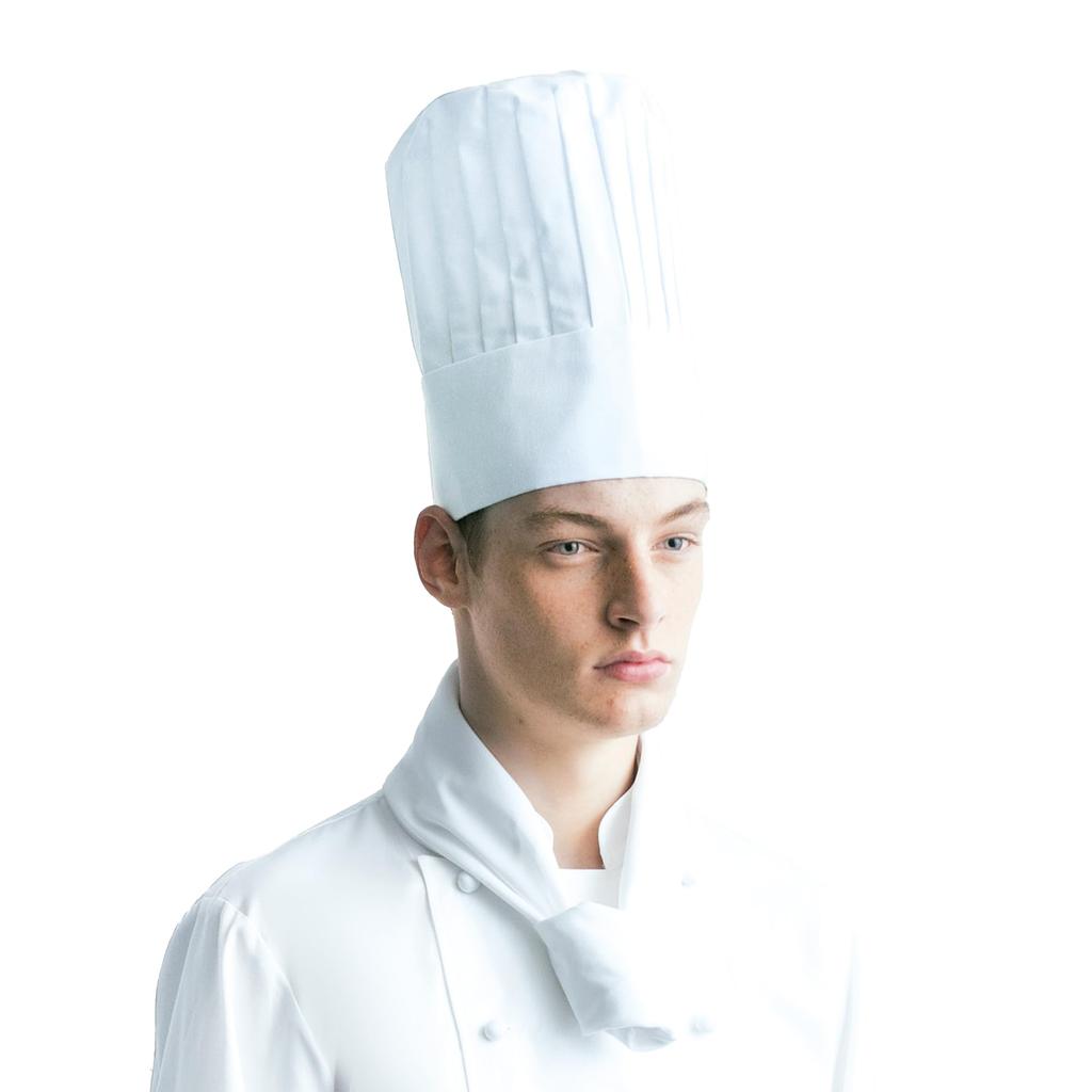 ARBE Chef's Hat, Bowler Hat, 100% Cotton, High-Quality Cotton Sheeting, Lightweight, 15cm Height, 4 Sizes, Kitchen, Cooking, Pastry Chef, Uniform, ARB