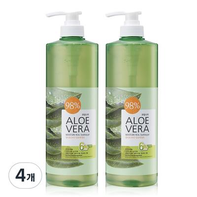 Увлажняющий успокаивающий гель Kwaulnara Aloe Vera, 4, 1000 мл
