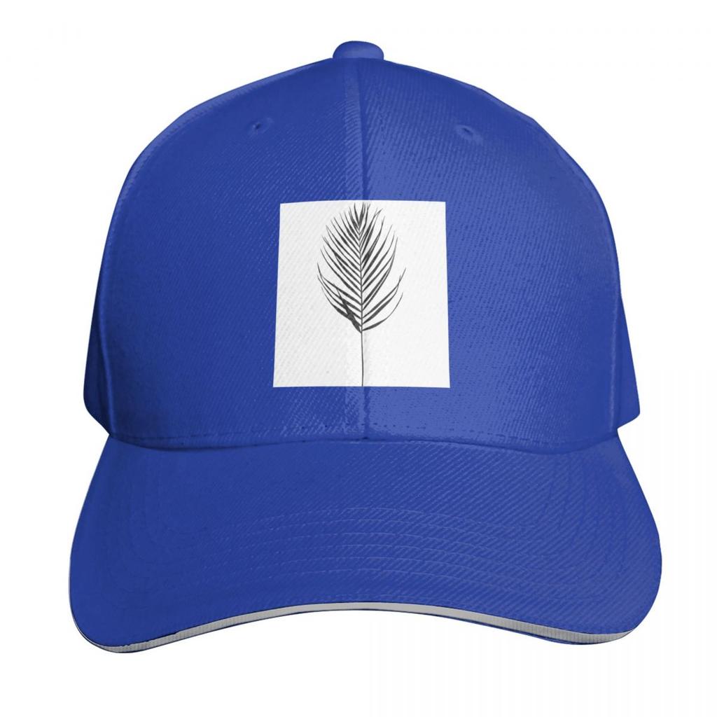 Palm leaf silhouette illustration  Evelyn Baseball Cap Golf Cap Unique hats funny hat party Hat Ladies Unisexs