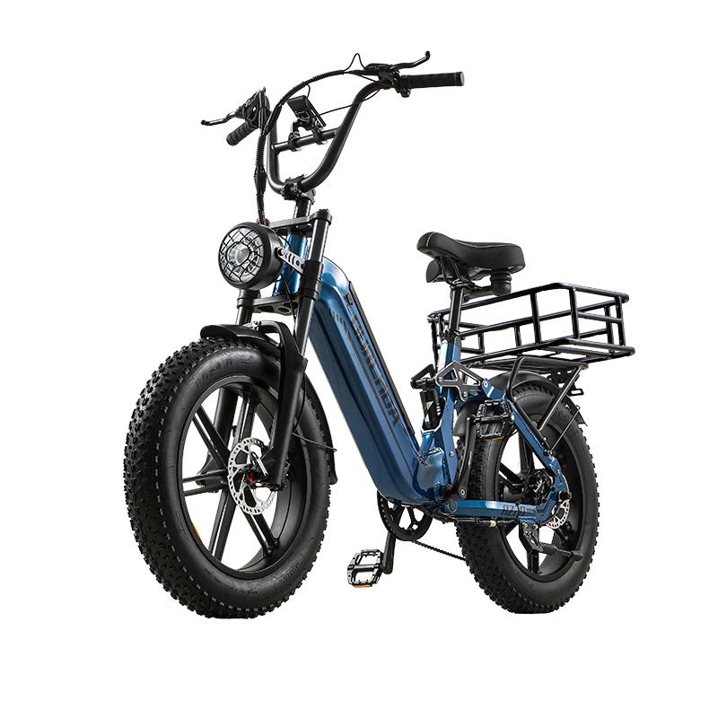 BURCHDA AZ20 Горный электровелосипед, 48В 20Ач литий-ионный аккумулятор, 20-дюймовый взрослый городской электровелосипед 2025 новый, 1500Вт45КМ/Ч, 4.0 фэтбайк