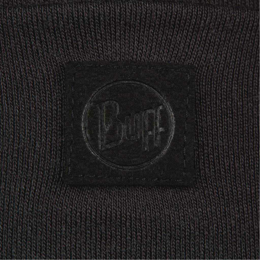 Buff Merino Heavyweight Beanie, Unisex black Cap