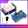 Источник бесперебойного питания (ИБП) для Raspberry Pi 4B/3B+ с литиевой батареей, стабилизированный Power Bank 5В, одновременная зарядка и разрядка, версия с пружинными контактами.