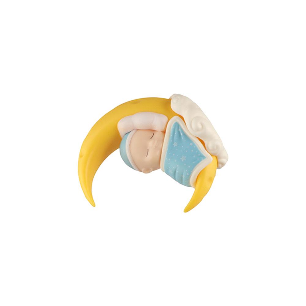 Figurines Cartoon Action Figure Cake Decoration Car Dashboard Ornament Sleeping Baby Moon Doll