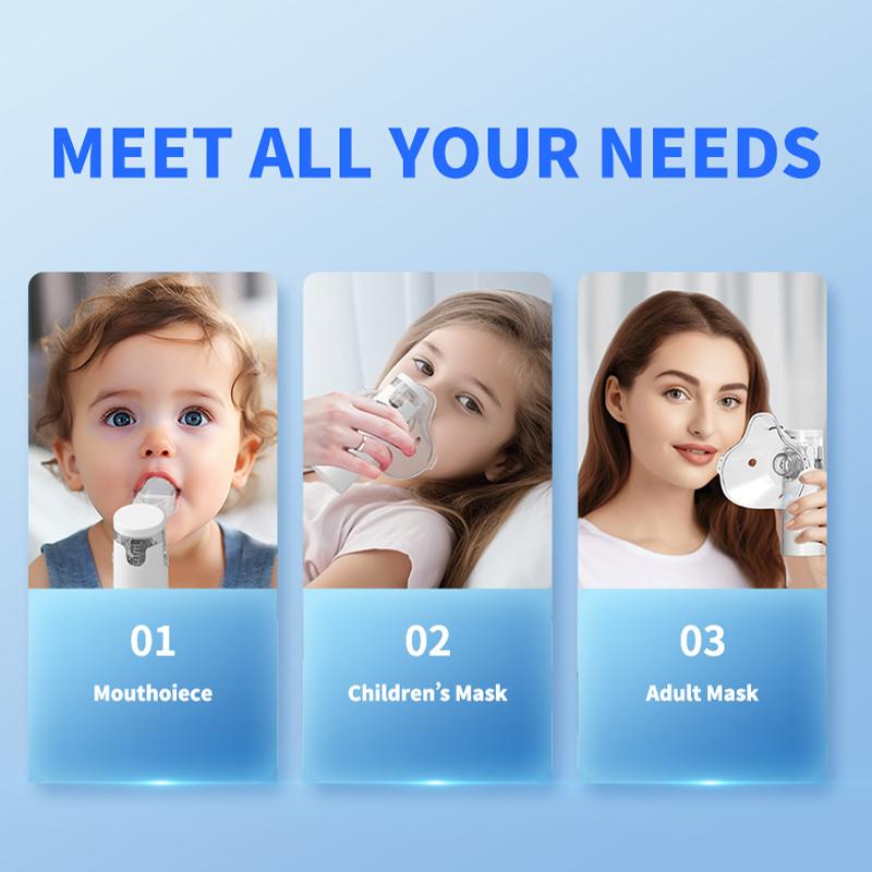 Outdoor Portable Nebulizer Silent Mesh Mini First Aid Kit Handheld Asthma Inhaler Atomizer Kids Adult Saving Emergency Machine