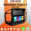 Android Carplay автомобильное радио для Mitsubishi Pajero 3 2000-2006 мультимедийный проигрыватель головное устройство стерео GPS навигация BT WIFI 2+32 ГБ