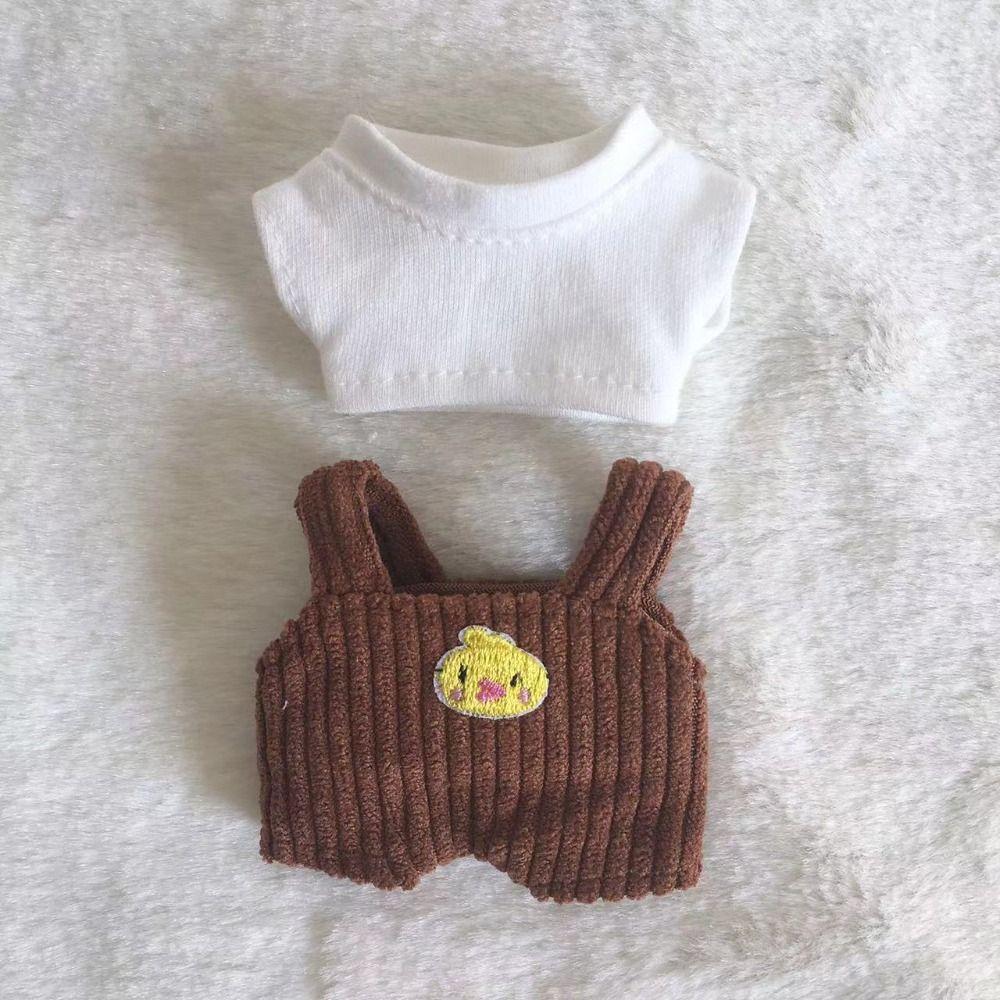 Милая кукла-футболка, мини-куклы, игрушки, аксессуары, новая кукла, комбинезон, 10 см, хлопковая кукла