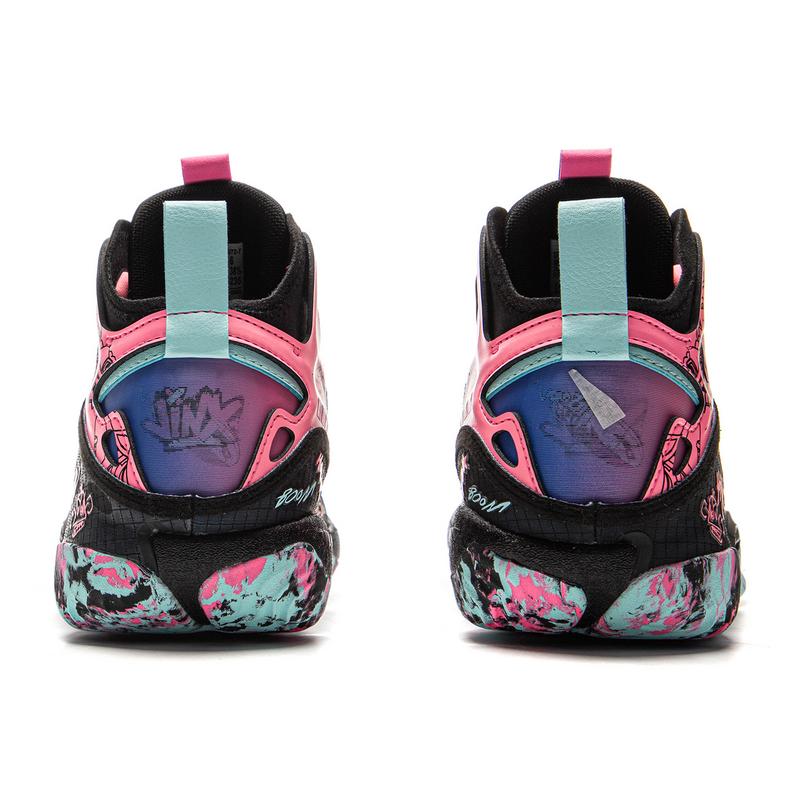 Li Ning Kids Yu Shuai 19 Core Stability Support Comfortable Fashion Non-Slip Shock Absorption Breathable Mid-Top Basketball Shoes YKBV072-7