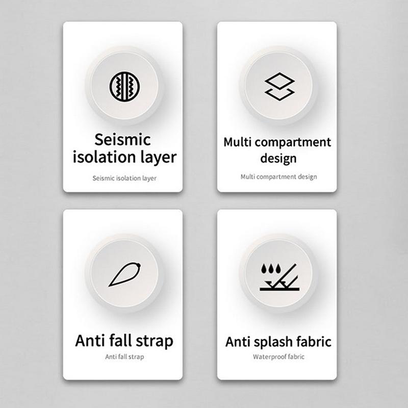 Чехол для переноски для RG35XX SP Защитные дорожные жесткие чехлы Сумка для хранения Органайзеры для игровых картриджей и зарядного кабеля