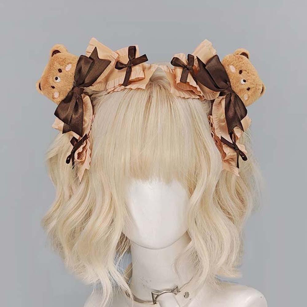 1 Pair Gothic Style Lolita Hair Clips Cartoon Animal Lolita Girls Barrettes Cosplay