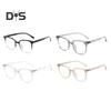 Blue Light Blocking Glasses Unisex Large Frame Clear View Strong Hinge Transparent with Brim Eye Protection Clear Bluelight Glasses Spectacles Eyewear