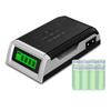4 Slots Smart 1.2V Battery Charger With Charging Cable LCD Display For AA/AAA NiMH NiCd Rechargeable Batteries Adapter